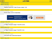 Tablet Screenshot of esfutbol.net